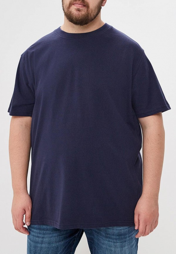 мужская футболка d555, синяя