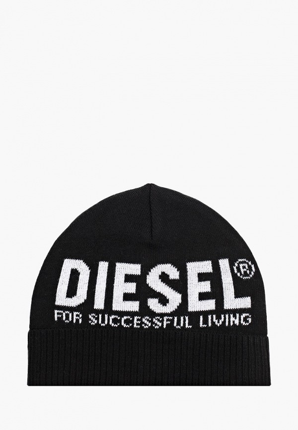 шапка diesel для мальчика, черная