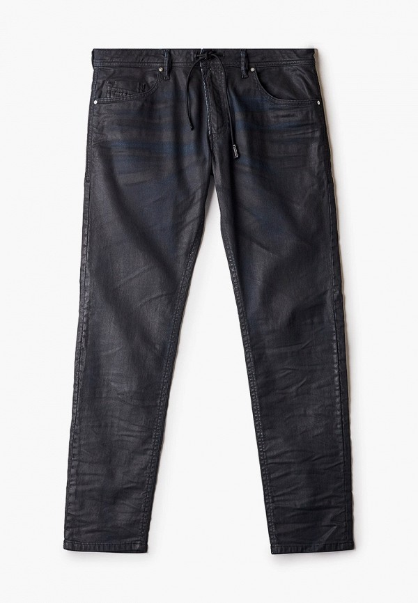 мужские зауженные джинсы diesel, черные