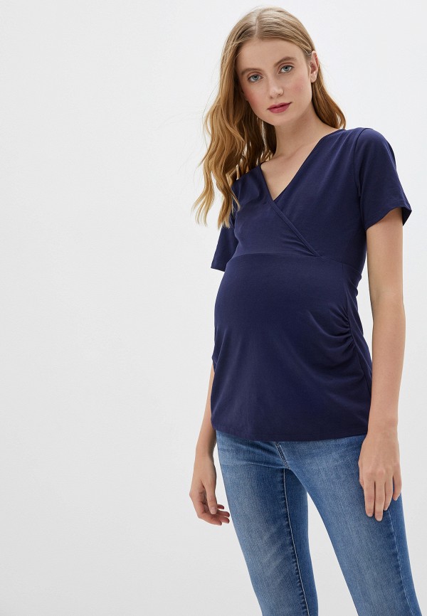 женская блузка dorothy perkins maternity, синяя
