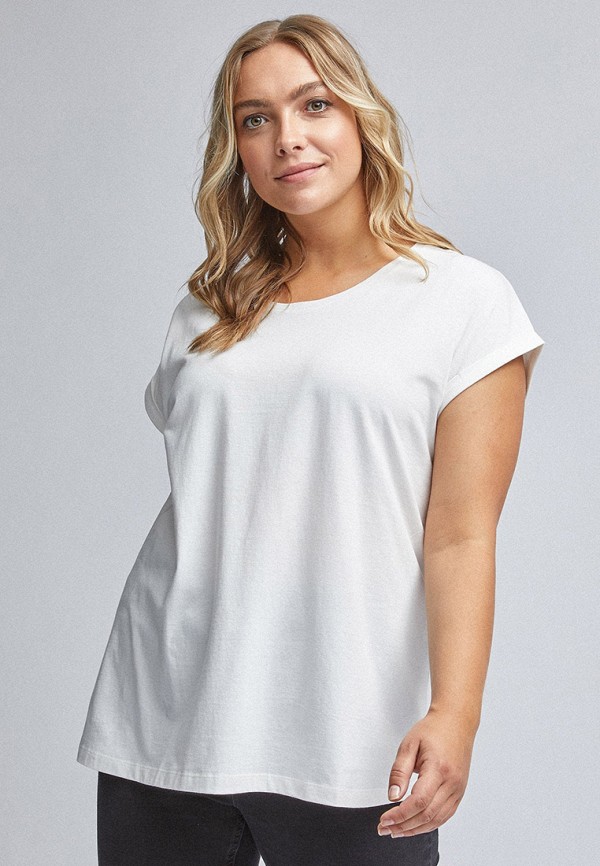 женская футболка dorothy perkins curve, белая