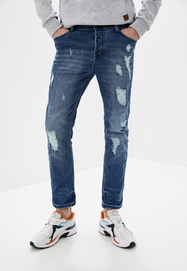 мужские прямые джинсы eight2nine, синие