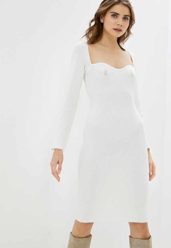 женское платье elsi, белое