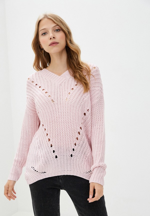 женский пуловер elsi, розовый