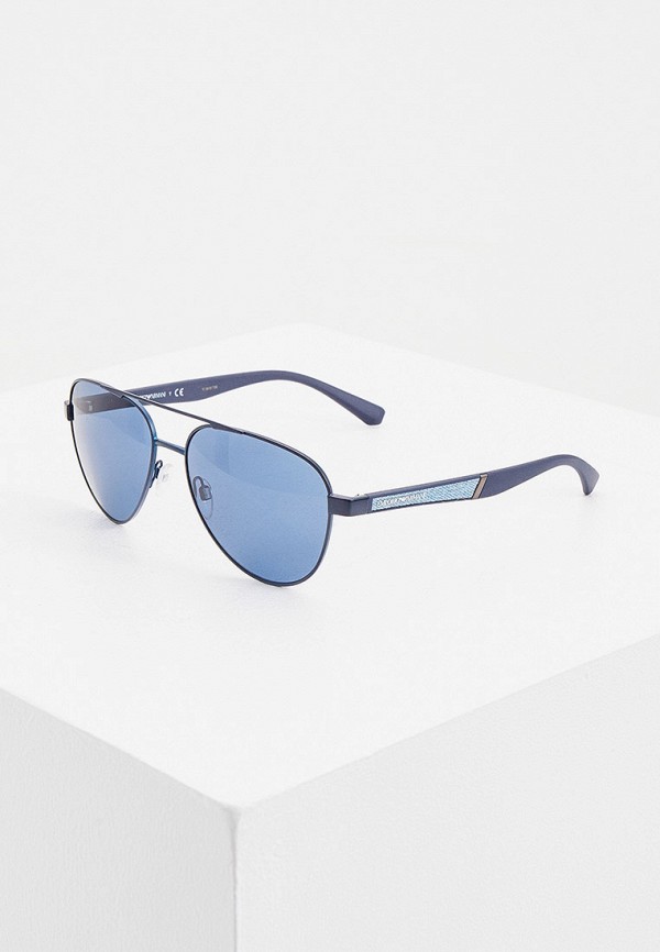 мужские солнцезащитные очки emporio armani, синие
