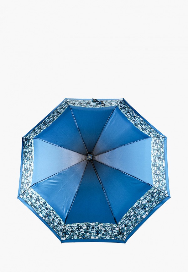 женский зонт fabretti, бирюзовый