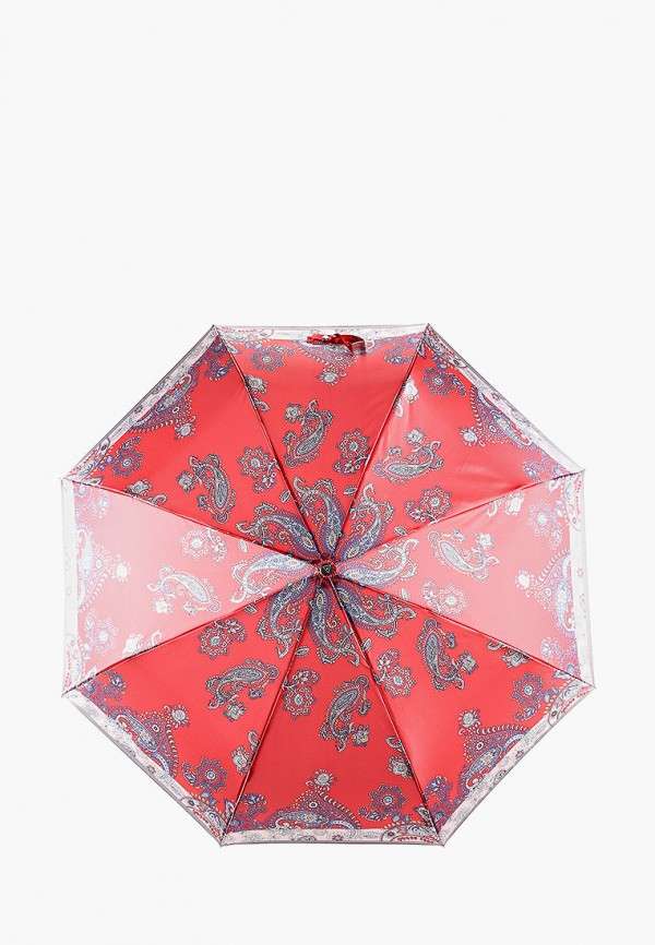 женский зонт fabretti, красный