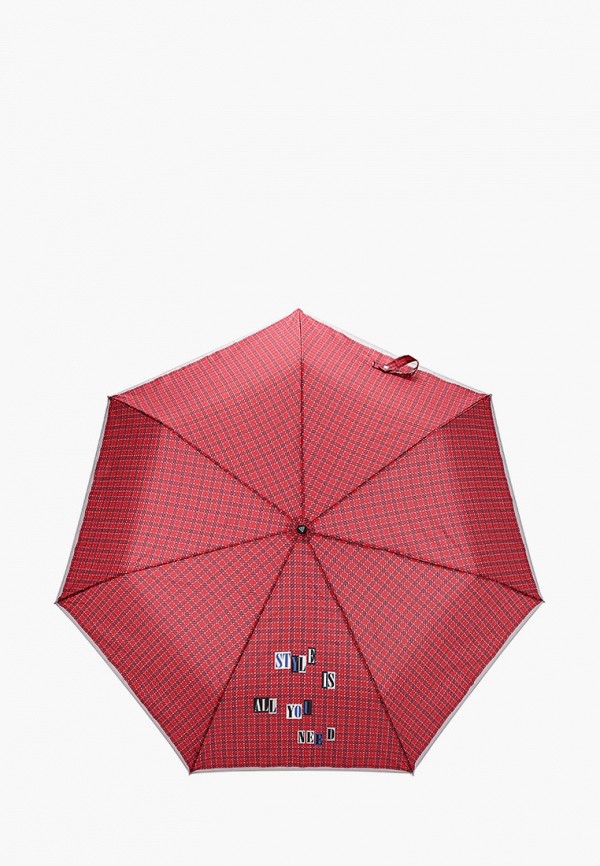 женский зонт fabretti, красный