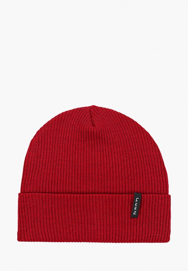 женская шапка ferz, красная