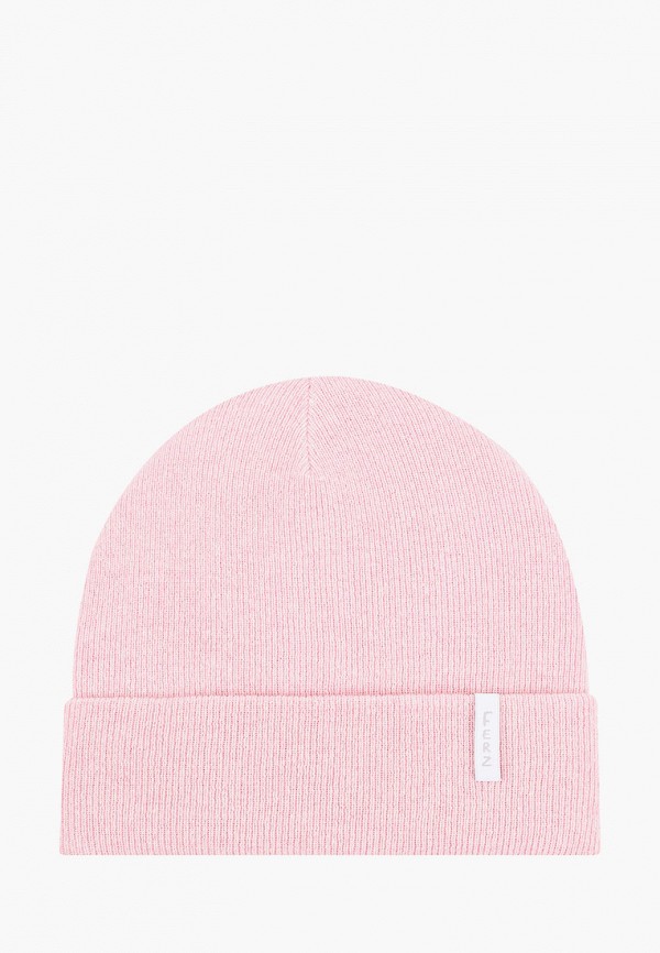 женская шапка ferz, розовая