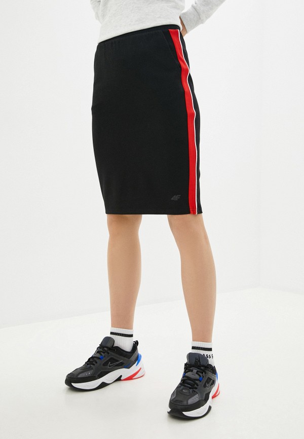 женская спортивные юбка 4f, черная