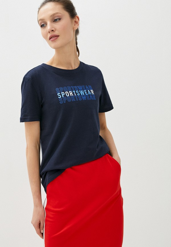 женская спортивные футболка 4f, синяя