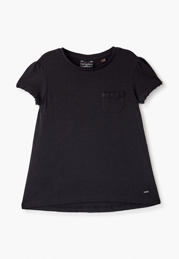 футболка с коротким рукавом funky buddha для девочки, черная