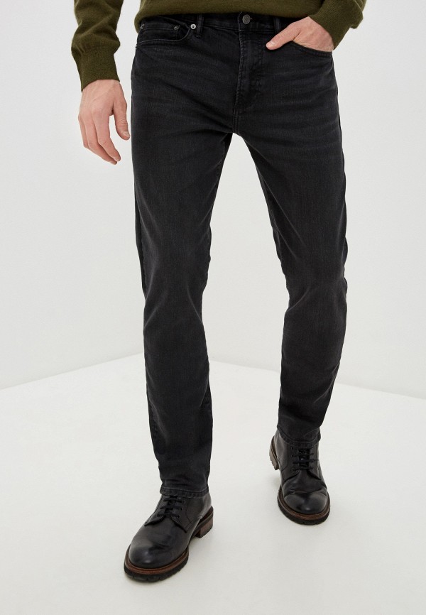 мужские прямые джинсы gap, черные