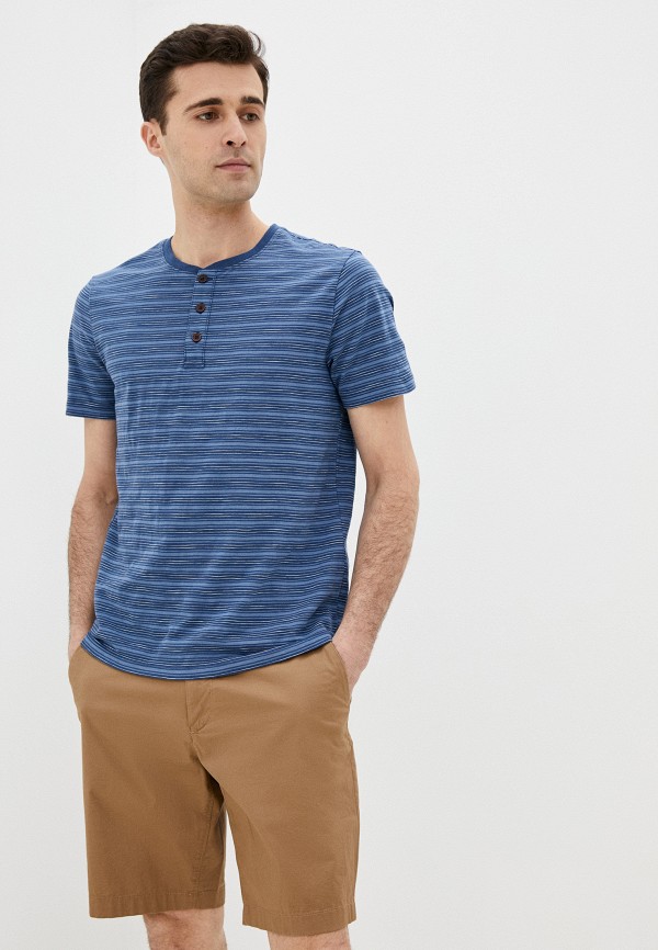 мужская футболка с коротким рукавом gap, синяя