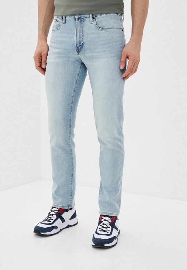 мужские зауженные джинсы gap, голубые