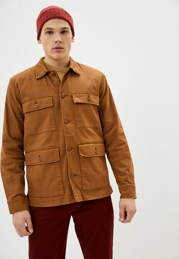 мужская куртка gap, коричневая