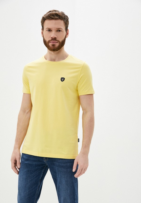 мужская футболка с коротким рукавом galvanni, желтая
