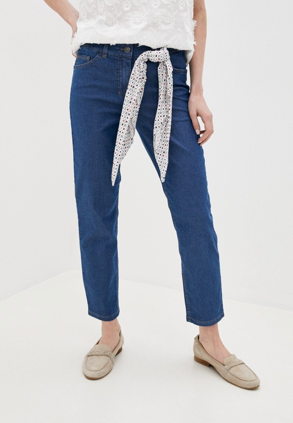 женские прямые джинсы gerry weber, синие