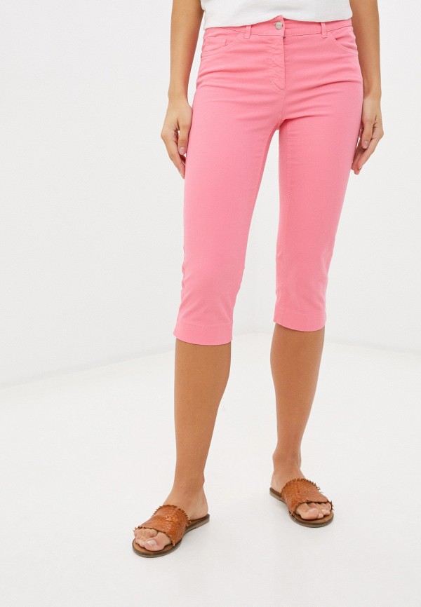 женские прямые брюки gerry weber, розовые