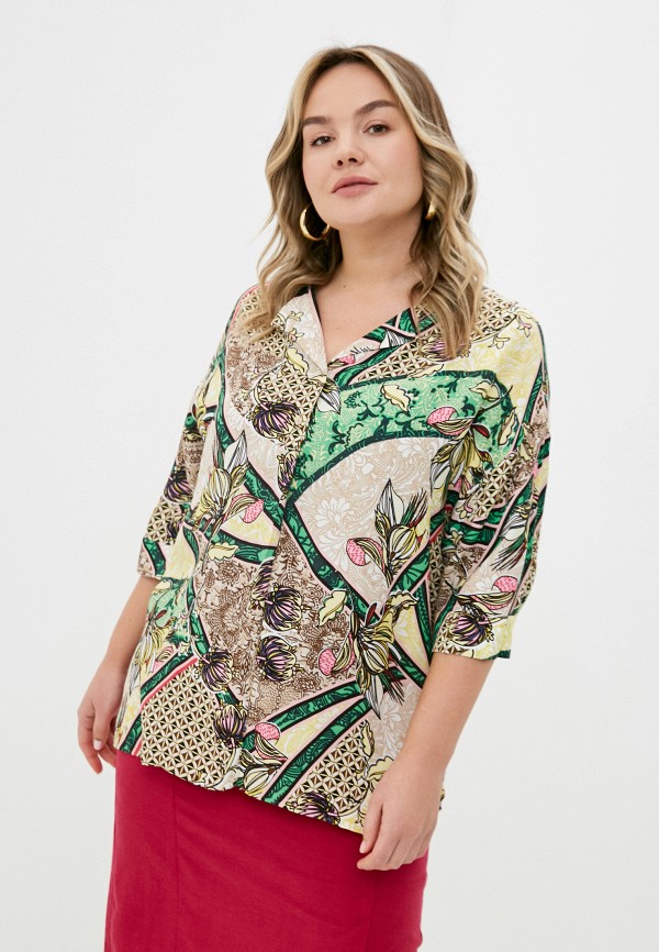 женская блузка gerry weber, разноцветная