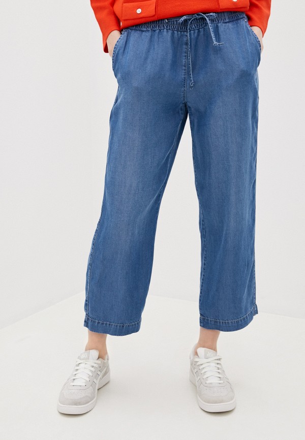 женские прямые брюки gerry weber, синие