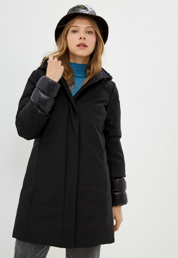 женская куртка geox, черная