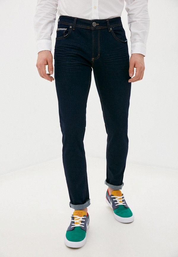 мужские зауженные джинсы giorgio di mare, синие