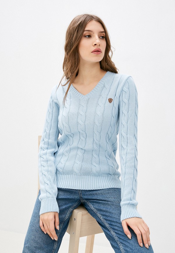 женский пуловер giorgio di mare, голубой