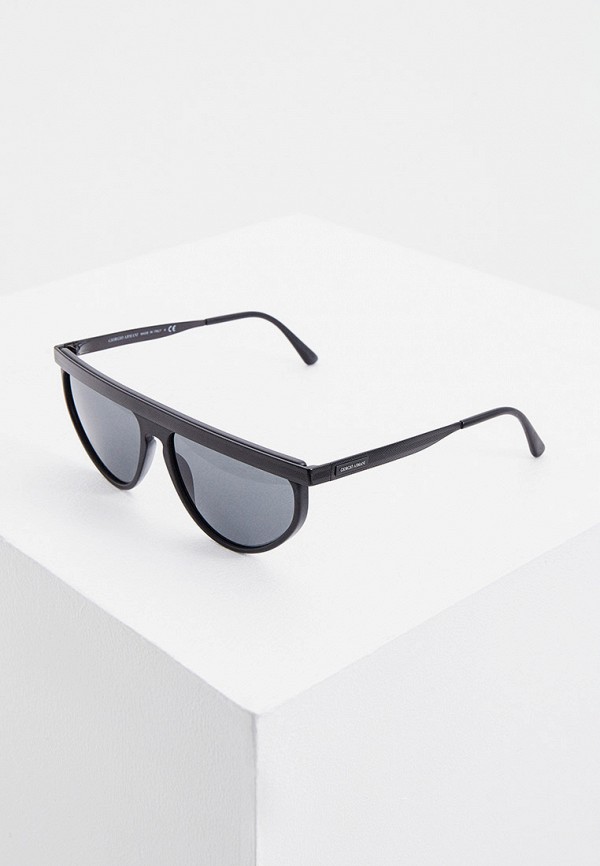 мужские солнцезащитные очки giorgio armani, черные