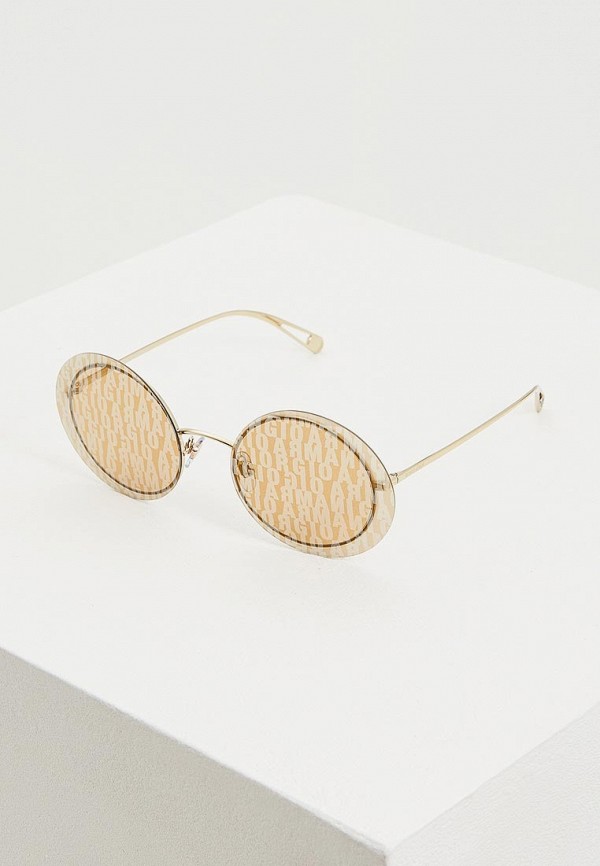 женские солнцезащитные очки giorgio armani, золотые
