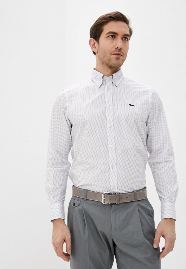 мужская рубашка с длинным рукавом harmont & blaine, белая