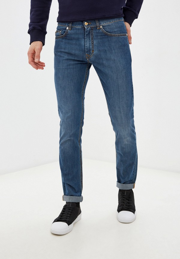 мужские зауженные джинсы harmont & blaine, синие