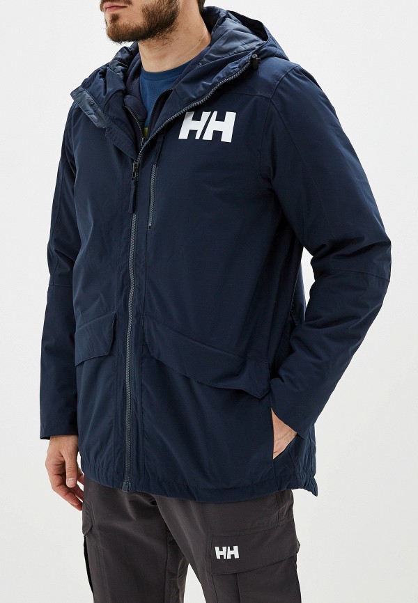 мужская куртка helly hansen, синяя