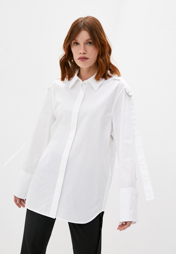 женская рубашка с длинным рукавом helmut lang, белая