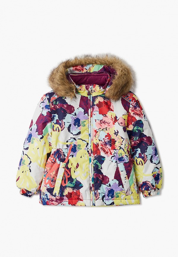 куртка huppa для девочки, разноцветная