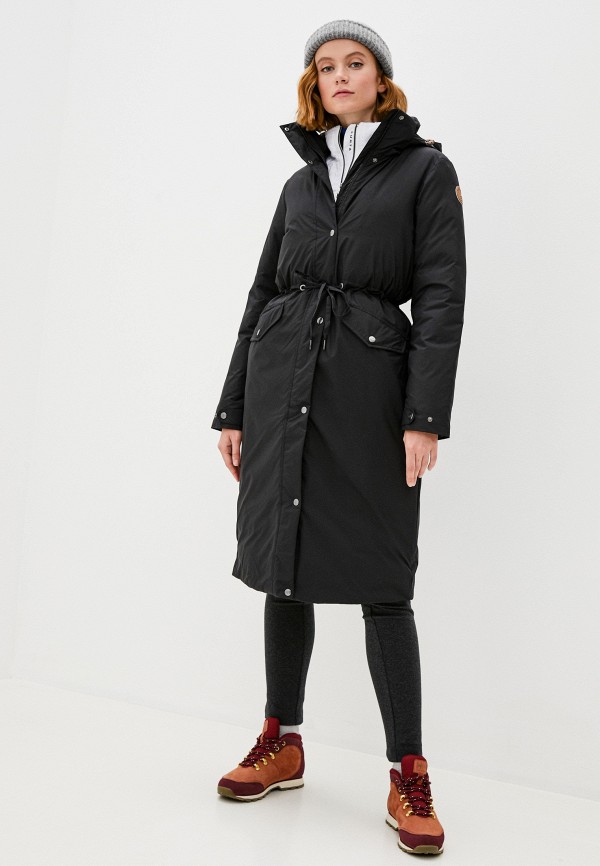 женская куртка icepeak, черная