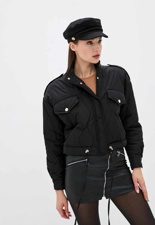 женская куртка imperial, черная