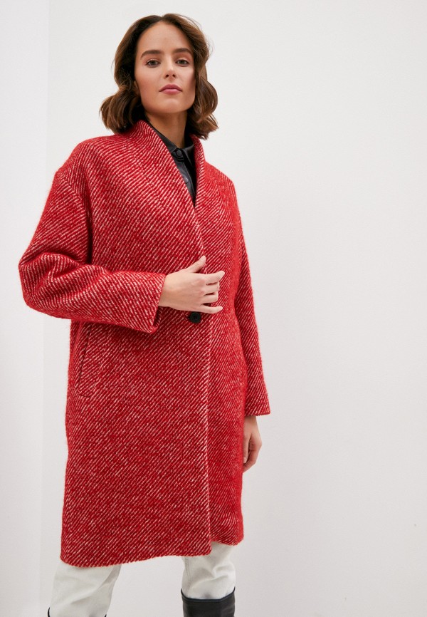 женское пальто iro, красное