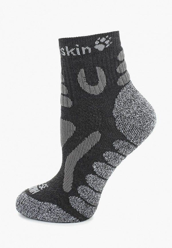 женские носки jack wolfskin, серые