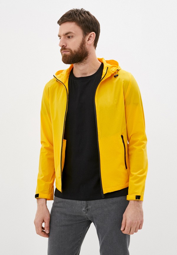 мужская ветровка jackets industry, желтая