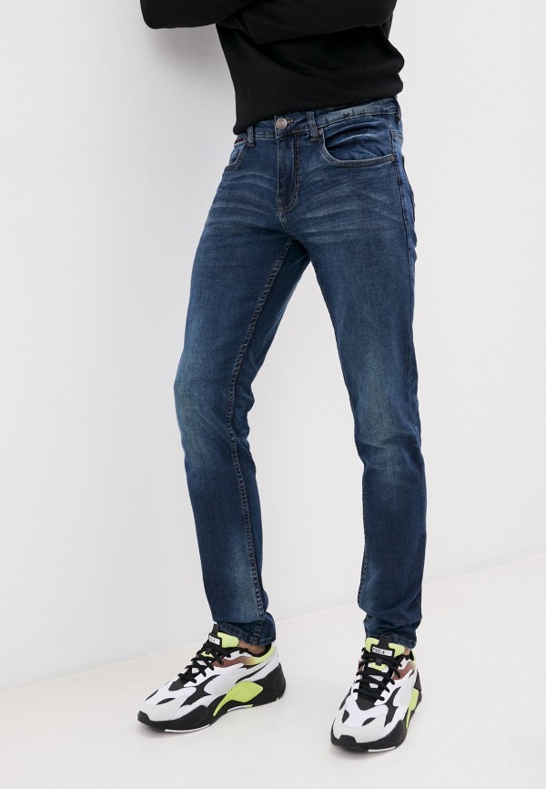 мужские зауженные джинсы jack’s sportswear intl, синие