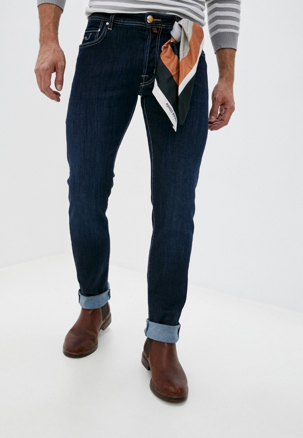 мужские прямые джинсы jacob cohen, синие