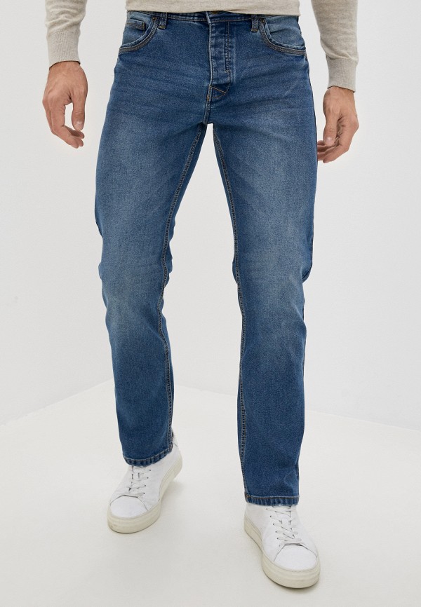 мужские прямые джинсы j. hart & bros, голубые