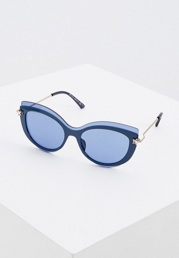 женские солнцезащитные очки jimmy choo, синие