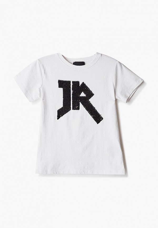 футболка с коротким рукавом john richmond для девочки, белая