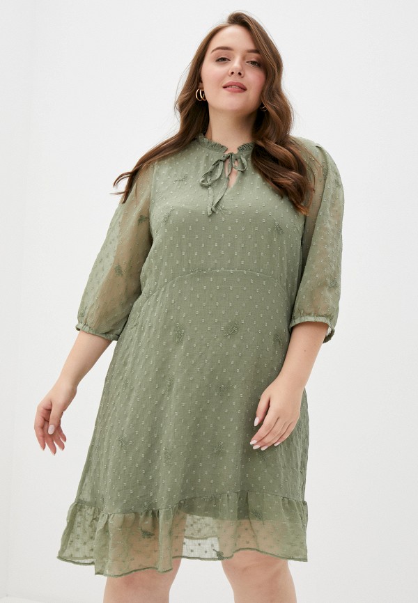 женское повседневные платье junarose, зеленое