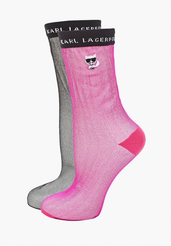 женские носки karl lagerfeld, разноцветные