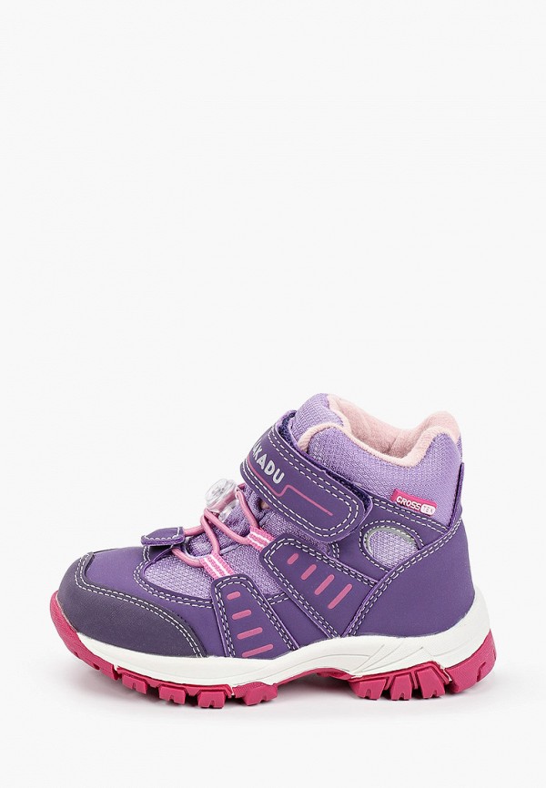 ботинки kakadu для девочки, фиолетовые