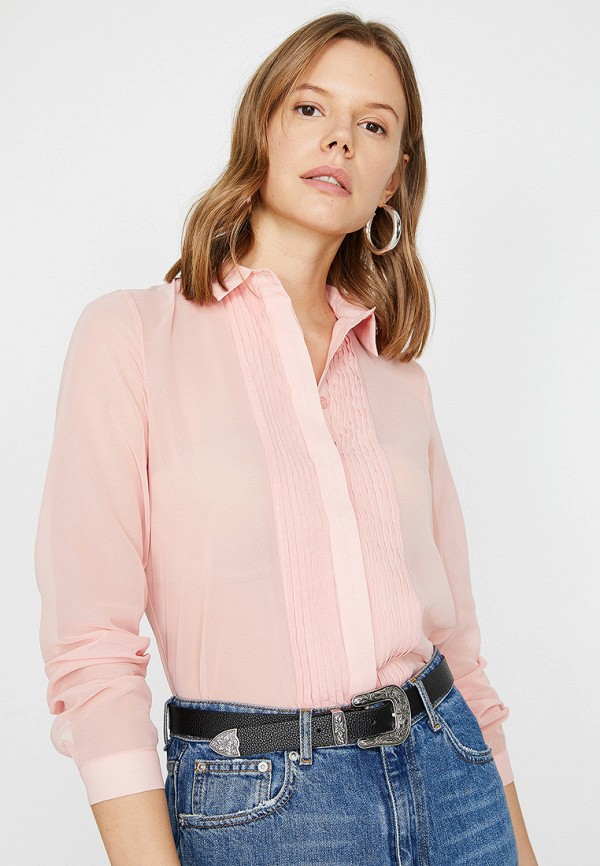женская блузка koton, розовая